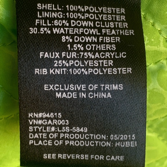 Women’s Sam Edelman Down & Feather Filled Coat Size Large (EUC) - Picture 6 of 7